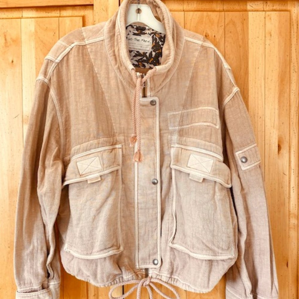 Free People Jacket Dusty Rose Large